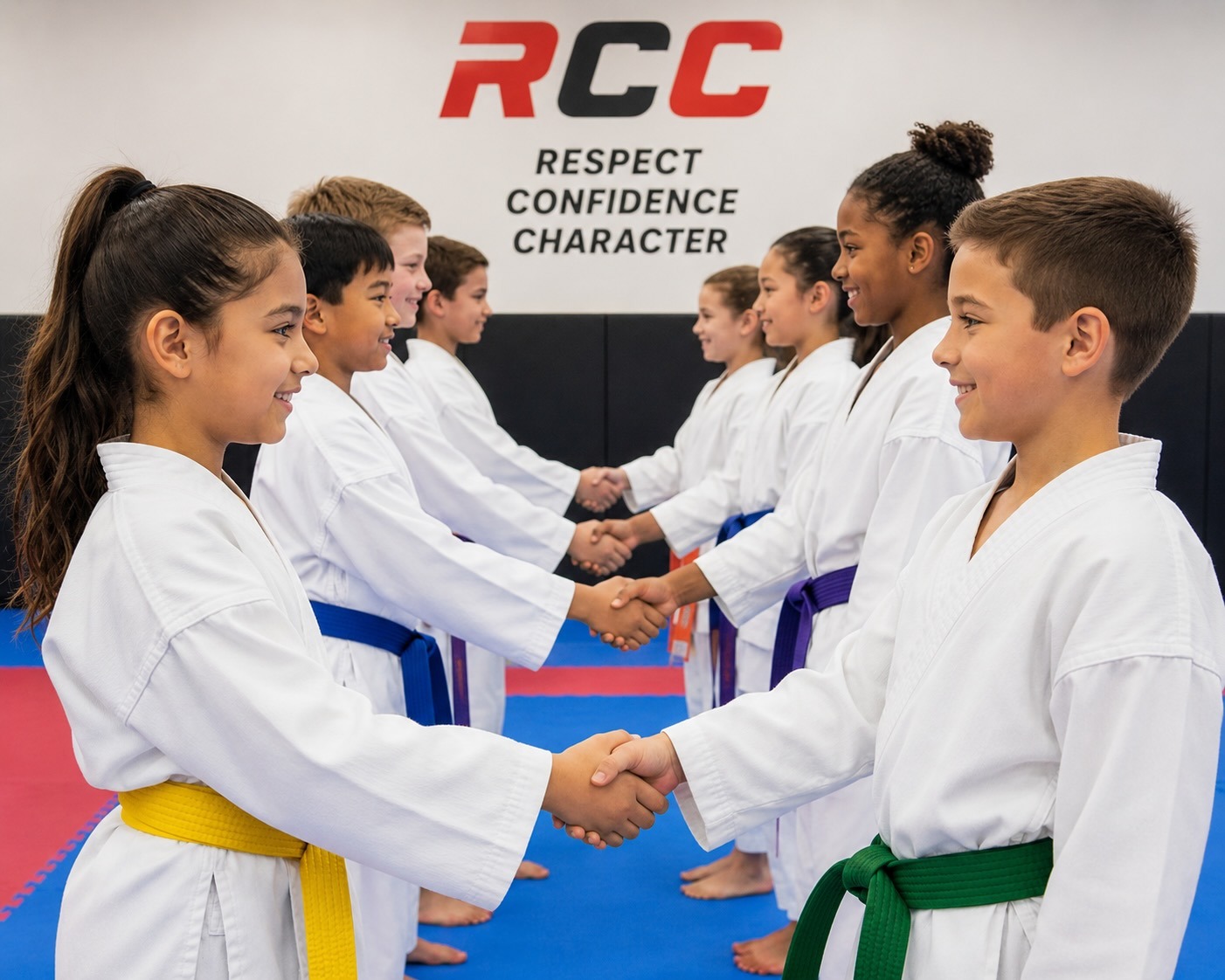 victory martial arts students learning social skills